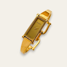 Load image into Gallery viewer, Vintage Gucci 1500L Bangle Watch - Gold Dial, Quartz
