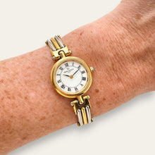 Load image into Gallery viewer, Vintage Michel Herbelin Ladies' Two-Tone Quartz Watch, Roman Numerals
