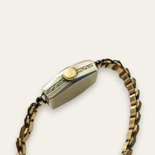 Load image into Gallery viewer, Vintage Bucherer Mechanical Cocktail Watch with Green Guilloche Enamel
