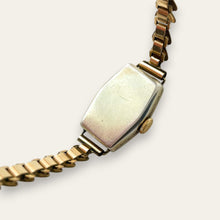 Load image into Gallery viewer, Vintage Bucherer Mechanical Cocktail Watch with Green Guilloche Enamel
