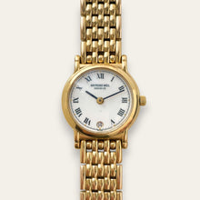 Load image into Gallery viewer, Vintage Raymond Weil Geneve 18k Gold Plated Ladies Quartz Watch 9944
