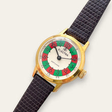 Load image into Gallery viewer, Vintage Electra Roulette Dial Watch | 1970s Swiss Mechanical, NOS

