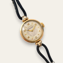 Load image into Gallery viewer, Vintage Movado Ladies Cocktail Watch Rolled Gold Mechanical 1950s
