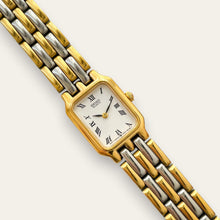 Load image into Gallery viewer, Vintage Seiko Two-Tone Quartz Watch, Panther-Link Bracelet, Roman Dial
