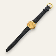 Load image into Gallery viewer, 1980s Raymond Weil Gold Plated Mechanical Tank-Style Vintage Watch
