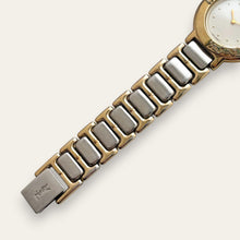 Load image into Gallery viewer, Vintage Yves Saint Laurent Quartz Watch Two Tone Roman Numeral Bezel
