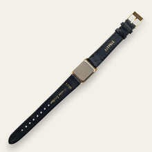 Load image into Gallery viewer, Vintage Omega De Ville Quartz Watch Gold Plated Black Dial 1980s Swiss
