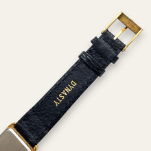 Load image into Gallery viewer, Vintage Omega De Ville Quartz Watch Gold Plated Black Dial 1980s Swiss
