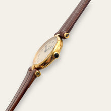 Load image into Gallery viewer, Vintage Must de Cartier Vendome Vermeil Quartz Watch 925 Silver Gilt
