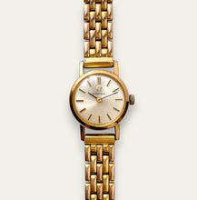 Load image into Gallery viewer, Vintage Omega Mechanical Watch Gold Plated Silver Dial 1960s Swiss Made
