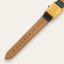 Load image into Gallery viewer, Vintage Must de Cartier Tank Vermeil Quartz Black Dial Roman Numerals
