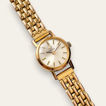 Load image into Gallery viewer, Vintage Omega Mechanical Watch Gold Plated Silver Dial 1960s Swiss Made
