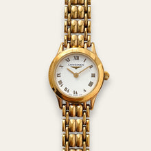 Load image into Gallery viewer, Vintage Longines Presence Ladies Watch Gold-Tone Roman Numerals Quartz
