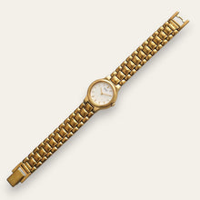 Load image into Gallery viewer, Vintage Seiko Ladies Watch Gold-Tone White Dial Rice-Grain Bracelet Quartz
