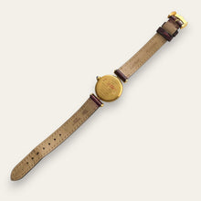 Load image into Gallery viewer, Vintage Must de Cartier Colisée Vermeil Quartz Ladies Watch Burgundy
