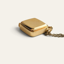 Load image into Gallery viewer, Vintage Citizen Quartz Pendant Watch Necklace Gold Tone Brown Dial
