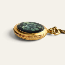 Load image into Gallery viewer, Vintage Andre Rochat Mechanical Pendant Watch Necklace Hand Painted
