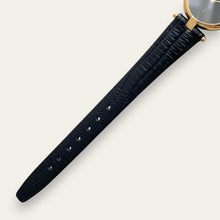 Load image into Gallery viewer, Vintage Must de Cartier Vendome Quartz Vermeil Black Dial Ladies Watch
