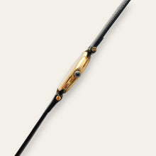 Load image into Gallery viewer, Vintage Must de Cartier Vendome Quartz Vermeil Black Dial Ladies Watch
