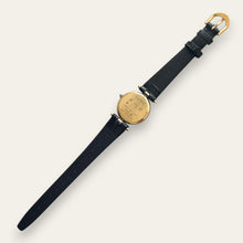 Load image into Gallery viewer, Vintage Must de Cartier Vendome Quartz Vermeil Black Dial Ladies Watch
