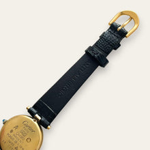 Load image into Gallery viewer, Vintage Must de Cartier Vendome Quartz Vermeil Black Dial Ladies Watch
