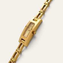 Load image into Gallery viewer, Vintage Gucci 3900L Ladies Quartz Watch Gold Guilloche Dial
