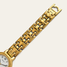Load image into Gallery viewer, Vintage Seiko Ladies Gold-Plated Quartz Watch Roman Numeral White Dial
