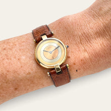 Load image into Gallery viewer, Vintage Must de Cartier Vendome Trinity Dial Vermeil Quartz Watch
