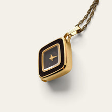 Load image into Gallery viewer, Vintage Citizen Quartz Pendant Watch Necklace Gold Tone Brown Dial
