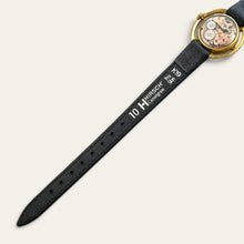 Load image into Gallery viewer, Vintage Bucherer Ladies Mechanical Watch Black Dial Gold-Tone Openwork

