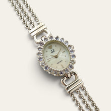 Load image into Gallery viewer, Vintage Jules Jürgensen Tanzanite Mother-of-Pearl Quartz Ladies Watch
