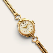 Load image into Gallery viewer, Vintage Rolex Precision Ladies Cocktail Watch 9ct Gold 1960s
