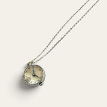 Load image into Gallery viewer, Vintage Andre Wyler Globe Pendant Watch Mechanical Silver-Tone 1950s
