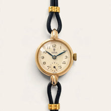 Load image into Gallery viewer, Vintage Tudor 9ct Yellow Gold Ladies Mechanical Watch with Cream Dial
