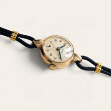 Load image into Gallery viewer, Vintage Tudor 9ct Yellow Gold Ladies Mechanical Watch with Cream Dial
