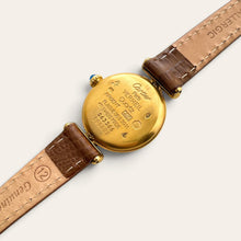 Load image into Gallery viewer, Vintage Must de Cartier Colisée Vermeil Gold Dial Ladies Quartz Watch
