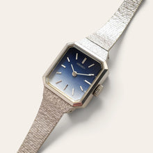 Load image into Gallery viewer, Vintage Seiko Ladies Mechanical Watch, Blue Gradient Dial, 1970s Boxed
