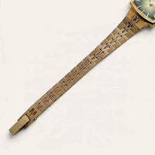 Load image into Gallery viewer, Vintage Seiko Ladies Mechanical Watch, Green Sunburst Dial, 1970s
