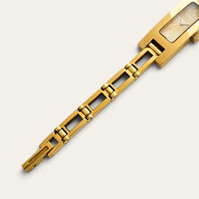 Load image into Gallery viewer, Vintage Gucci 3900L Ladies Quartz Watch Gold Guilloche Dial
