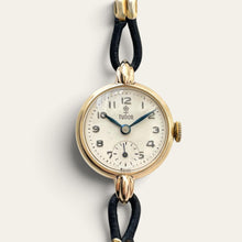 Load image into Gallery viewer, Vintage Tudor 9ct Yellow Gold Ladies Mechanical Watch with Cream Dial
