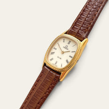 Load image into Gallery viewer, Vintage Omega De Ville Gold Plated Ladies Watch Cream Dial Quartz
