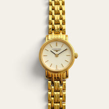 Load image into Gallery viewer, Vintage Longines Presence Ladies Watch | Gold-Plated Bracelet | Quartz, L4.219.2
