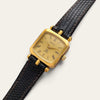 Vintage 1990s Gucci Ladies Quartz Watch Gold-Tone Web Stripe Boxed