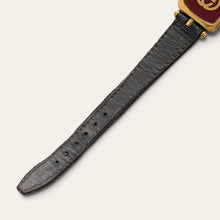 Load image into Gallery viewer, Vintage 1990s Gucci Ladies Quartz Watch Gold-Tone Web Stripe Boxed
