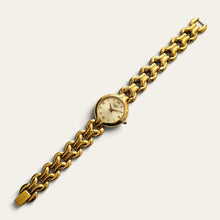 Load image into Gallery viewer, Vintage Longines Ladies Quartz Watch Gold-Tone Chunky Link Bracelet
