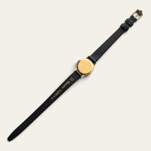 Load image into Gallery viewer, Vintage Omega Ladies Mechanical Watch Gold-Tone Silver Dial Leather
