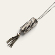 Load image into Gallery viewer, Vintage Sonic Silver-Tone Lipstick Pendant Watch Necklace Mechanical
