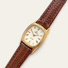 Vintage Omega De Ville Gold Plated Ladies Watch Cream Dial Quartz