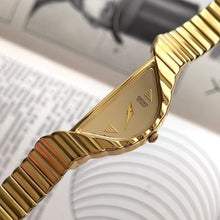Load and play video in Gallery viewer, Vintage Seiko Rivoli Gold Plated Ladies Quartz Watch - Half Moon
