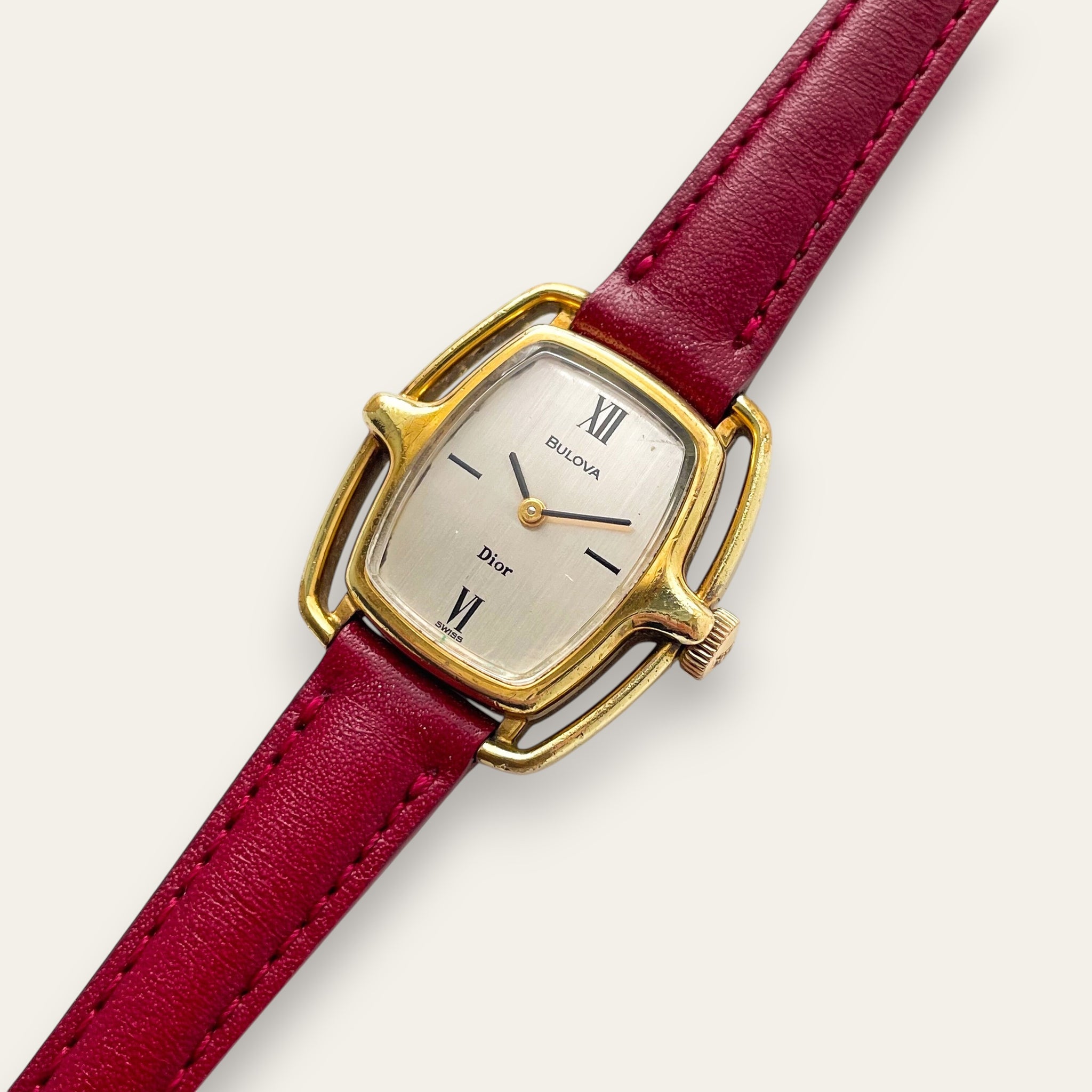 Rare Vintage 1970s Ladies' Dior x Bulova Collection Mechanical